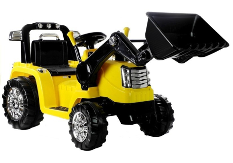 Tractor Electric pentru Copii ZP1005 Galben cu Telecomandă [2]