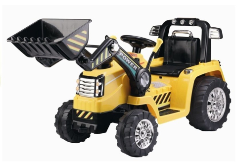Tractor Electric pentru Copii ZP1005 Galben cu Telecomandă [7]