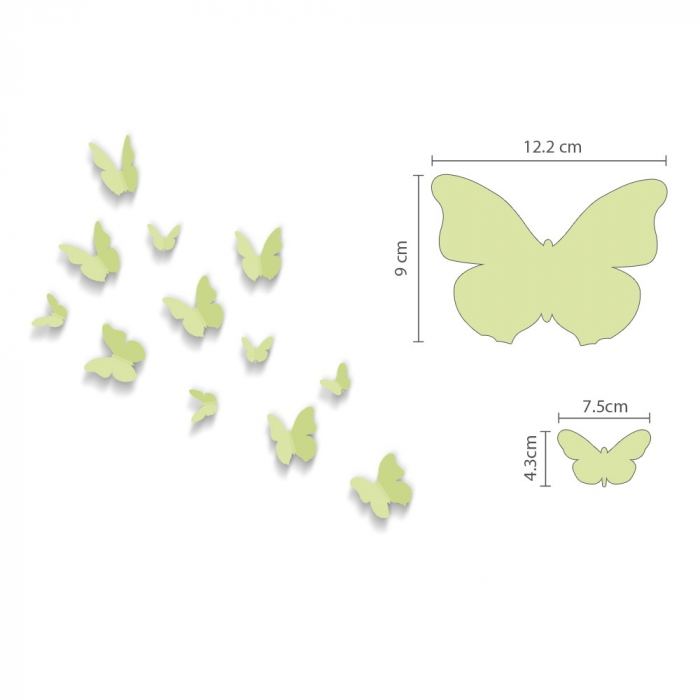 12 Fluturasi 3D Fosforescenti [2]