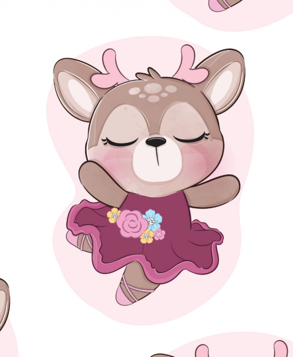 Fototapet autocolant - Reindeer Ballerina [2]