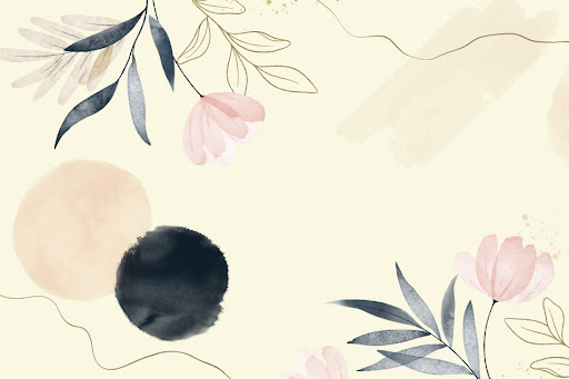 Fototapet autocolant - Hand painted watercolor flowers [2]
