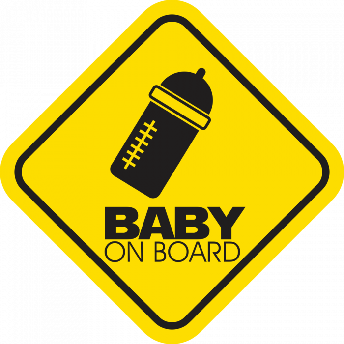 Sticker Baby on board - Biberon [2]