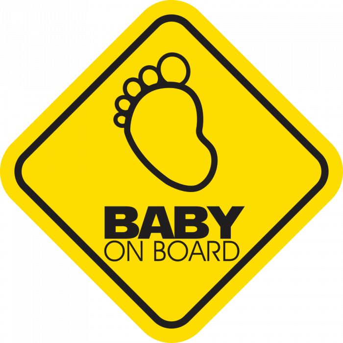 Sticker Baby on board - Talpa bebe [2]