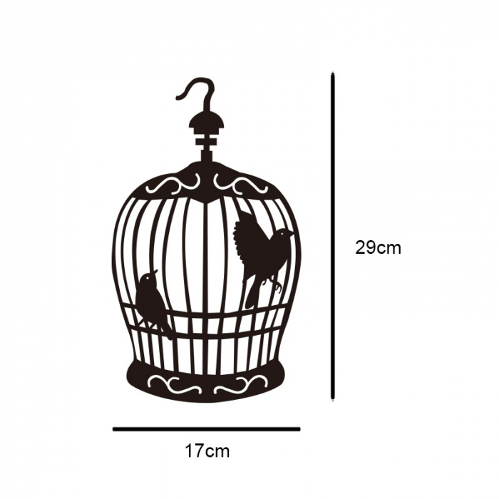 Birdcage Mirror Wall Art [3]