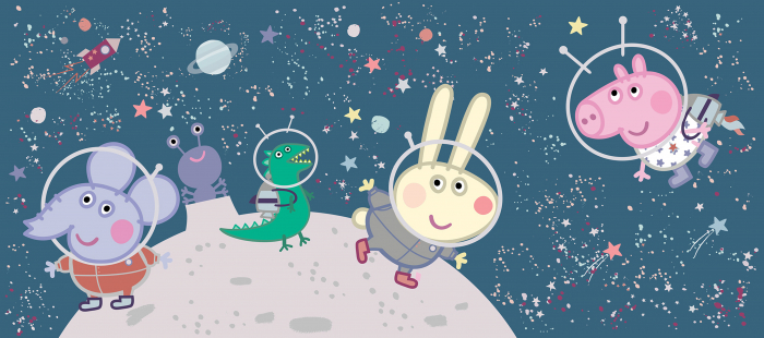 Fototapet Peppa Pig - In spatiul cosmic [2]