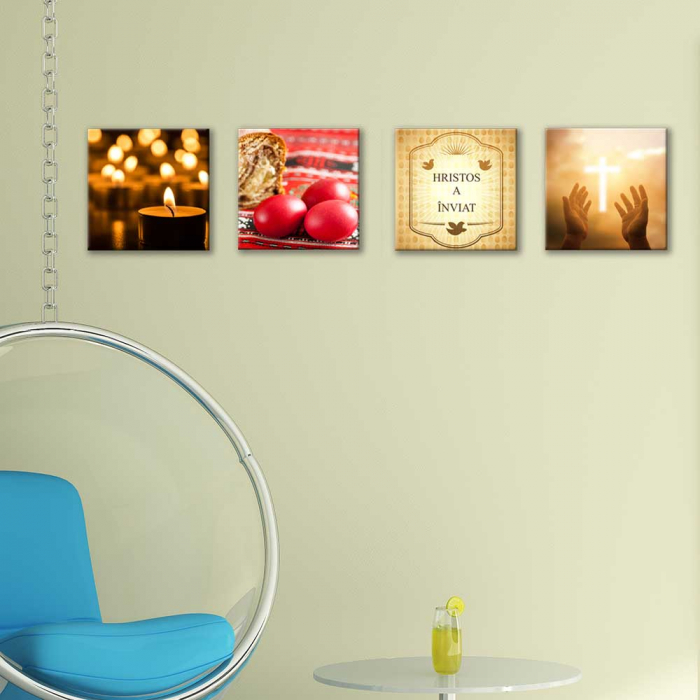 Set de 4 tablouri : Sarbatorile de Paste [5]