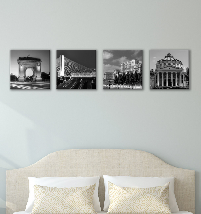 Set de 4 tablouri : Bucharest, my love ! [2]