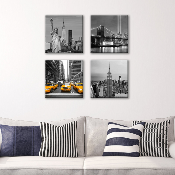 Set de 4 tablouri : New York [2]