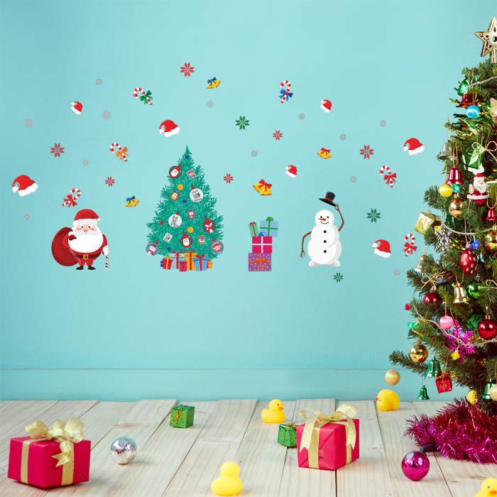 Sticker Santa Claus' Friends and Christmas Tree [2]