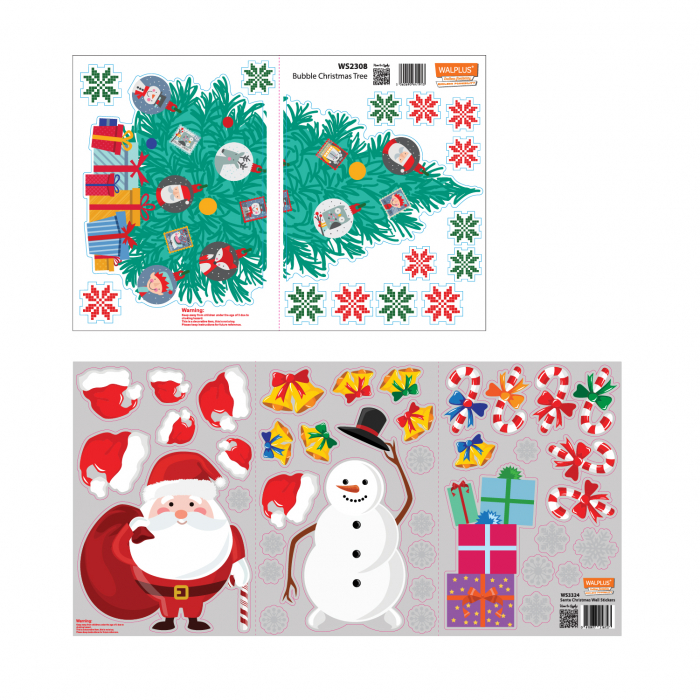 Sticker Santa Claus' Friends and Christmas Tree [4]
