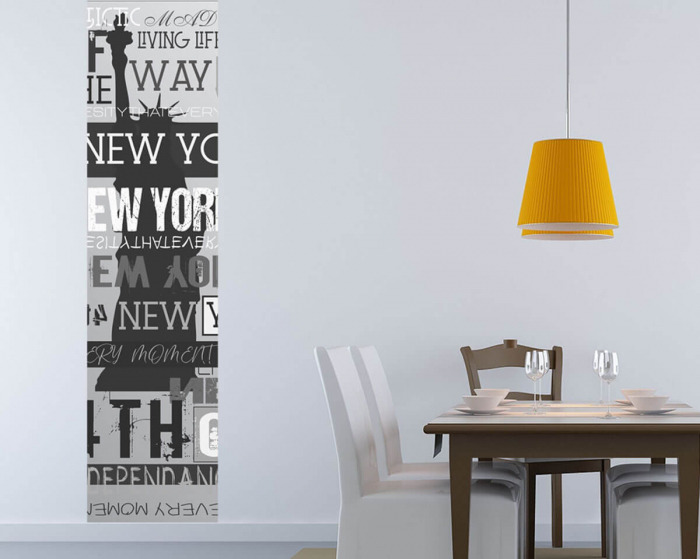 Sticker vertical New York Vintage Banner - 60x240 cm [3]