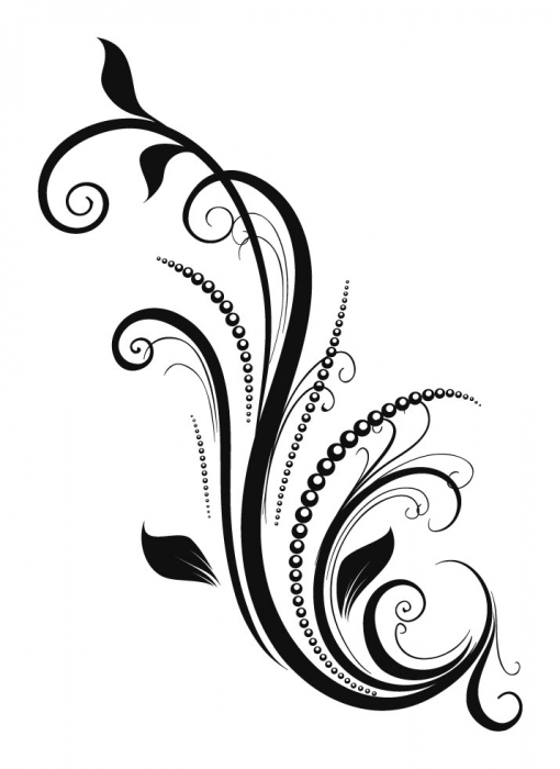 Sticker - Floare abstracta [2]