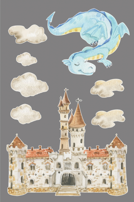 Sticker - Dragon prietenos [2]