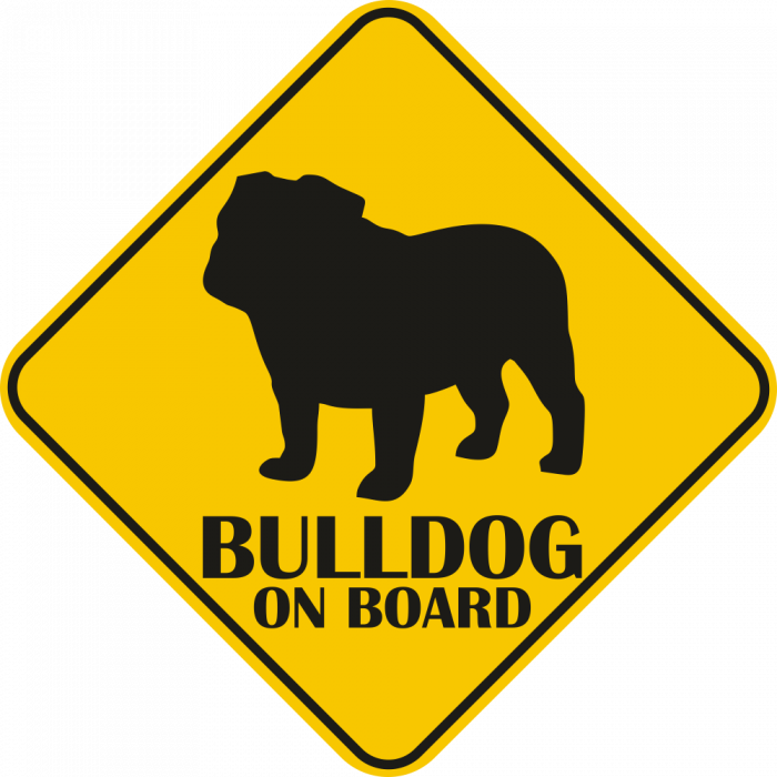 Sticker auto - Bulldog [2]