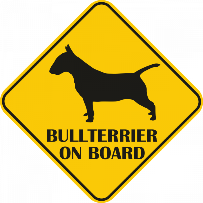 Sticker auto - Bullterrier [2]