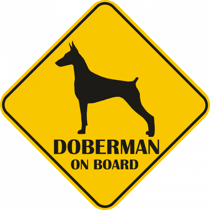 Sticker auto - Doberman [2]