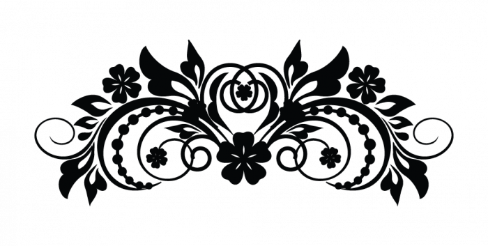 Sticker auto - Floare simetrica [2]