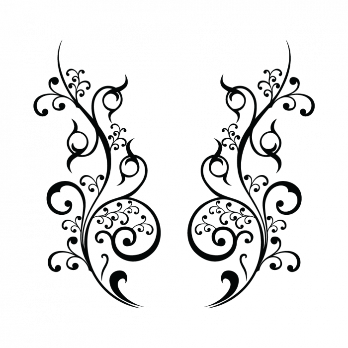 Sticker auto - Floricele creative (pachet) [2]