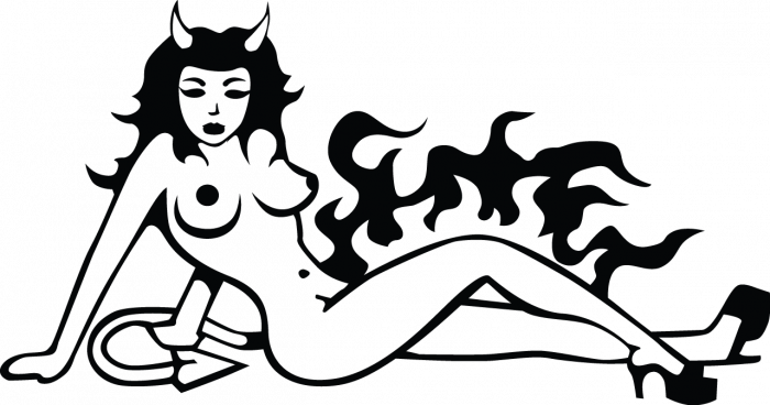 Sticker auto - Frumusete din iad [2]