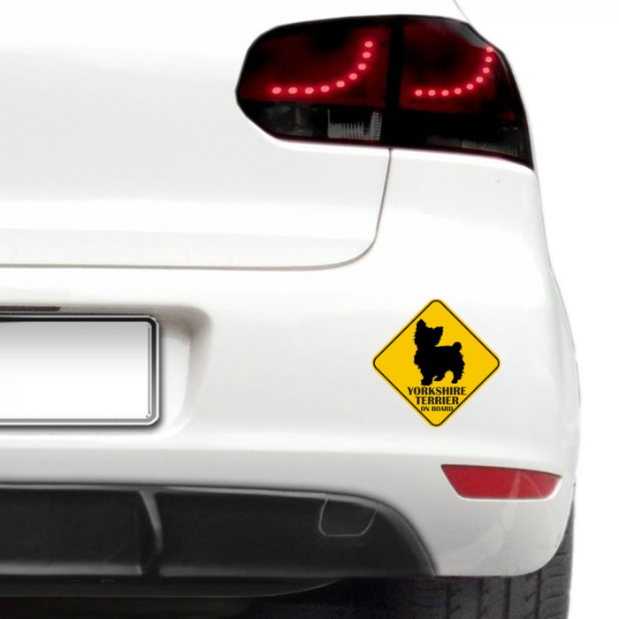 Sticker auto - Yorkshire terrier [1]