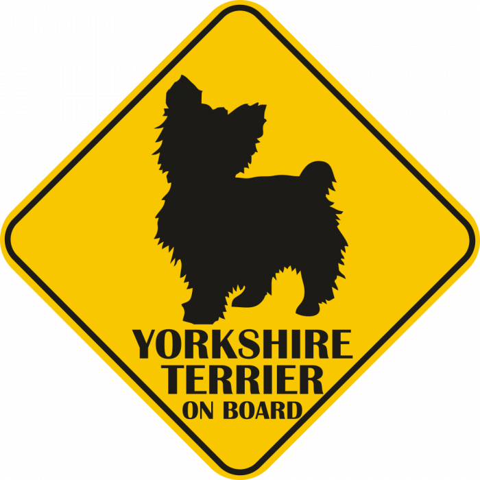 Sticker auto - Yorkshire terrier [2]