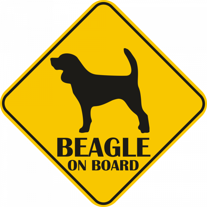 Sticker auto - Beagle [2]