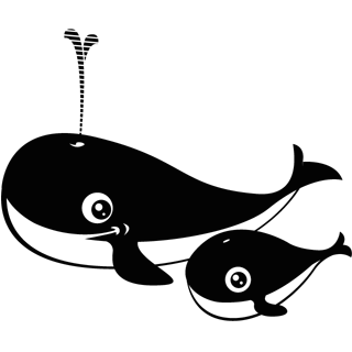 Sticker Balene [2]