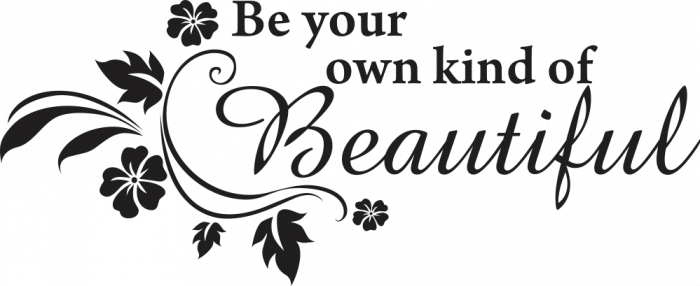 Sticker Be your own kind of beautiful [2]
