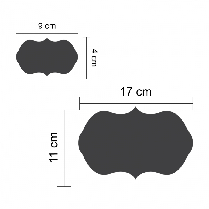 Sticker Chalkboard Labels [4]