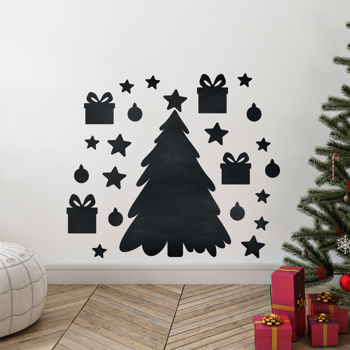Sticker Christmas Tree Blackboard [3]