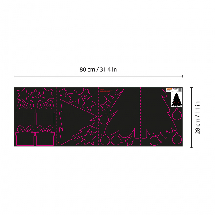 Sticker Christmas Tree Blackboard [5]