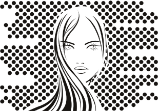 Sticker Bubble Girl [2]
