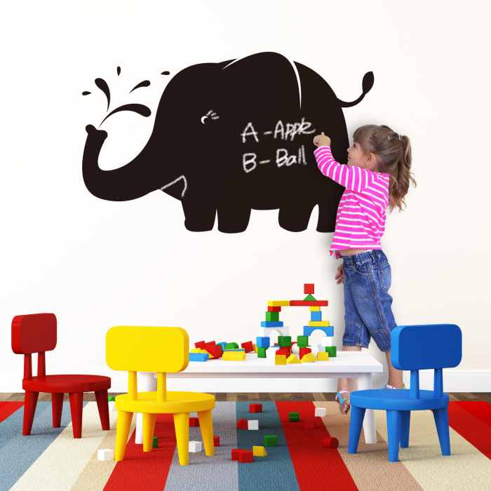 Sticker Blackboard Huge Elephant [2]