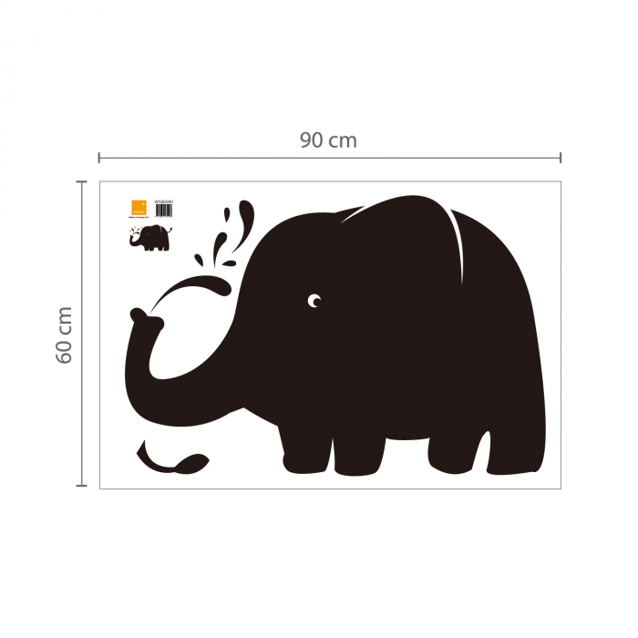 Sticker Blackboard Huge Elephant [3]