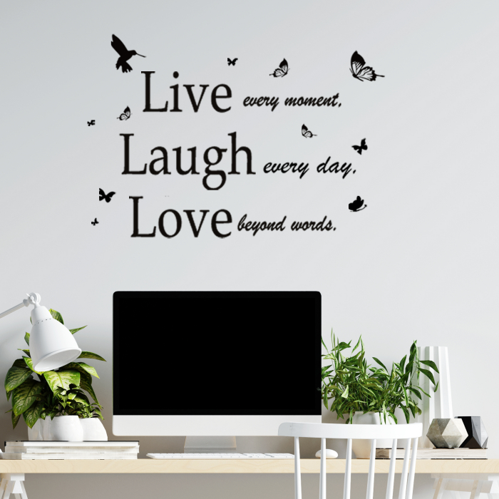 Sticker Classic Live Laugh Love [2]