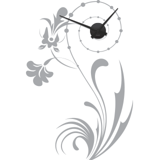 Sticker Ceas de perete Floral [2]