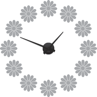 Sticker Ceas de Perete Doar Flori [2]
