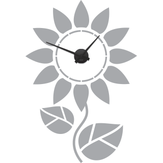 Sticker Ceas de Perete Floare Simpla [2]