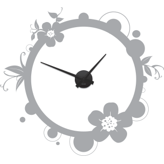 Sticker Ceas de Perete Floare Circulara [2]