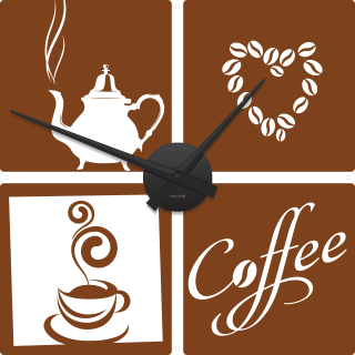 Sticker Ceas la o cafea [2]