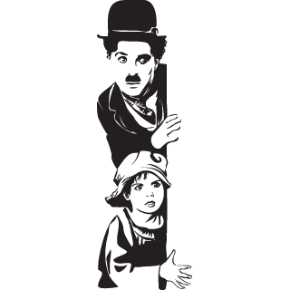 Sticker Charlie Chaplin [2]