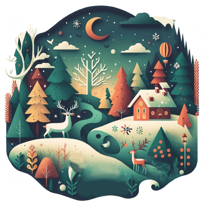 Sticker Christmas Land [2]