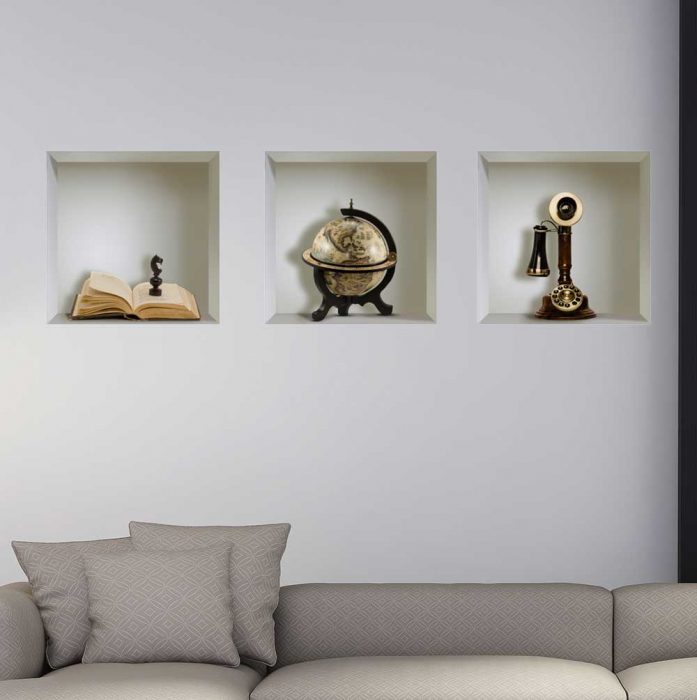 Sticker cu efect 3D - Office - Reducere [2]