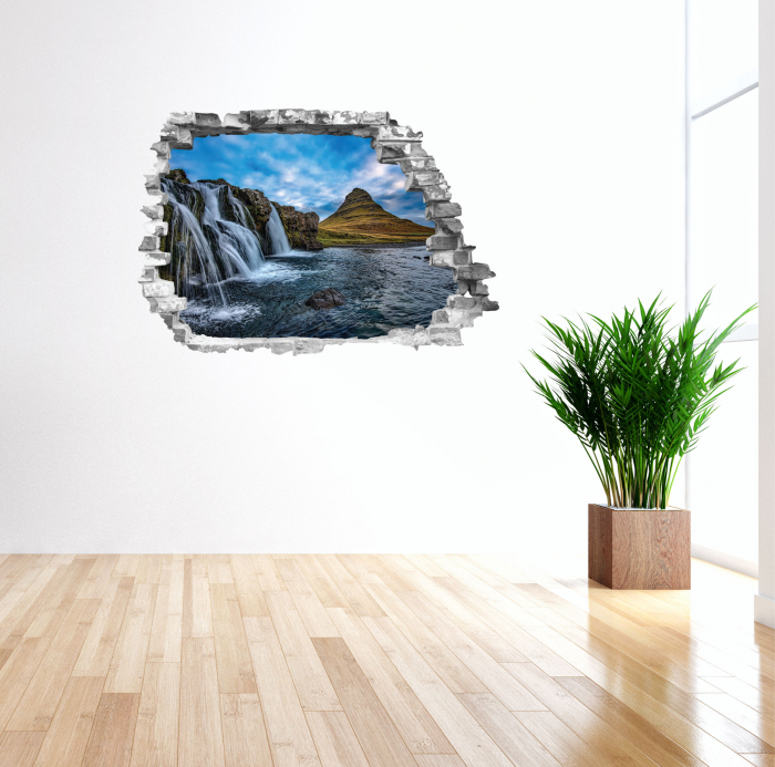 Sticker cu efect 3D - Kirkjufell [2]