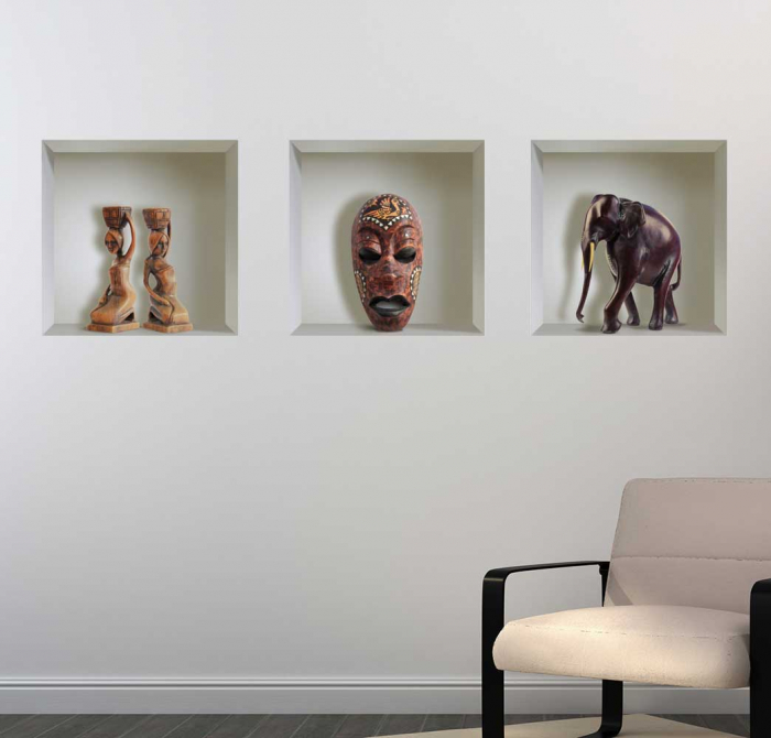 Sticker cu efect 3D - Africa - Reducere [2]