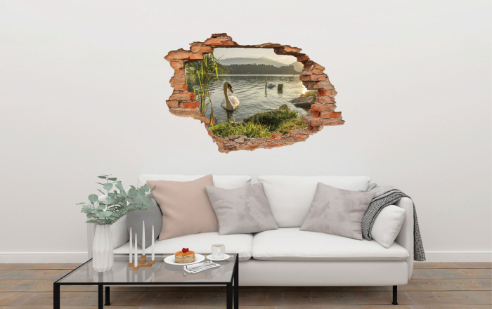 Sticker cu efect 3D - Lebedele [2]