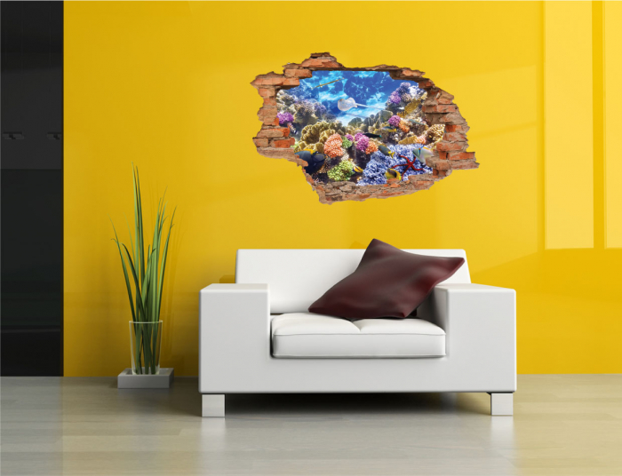 Sticker cu efect 3D - Viata subacvatica [2]
