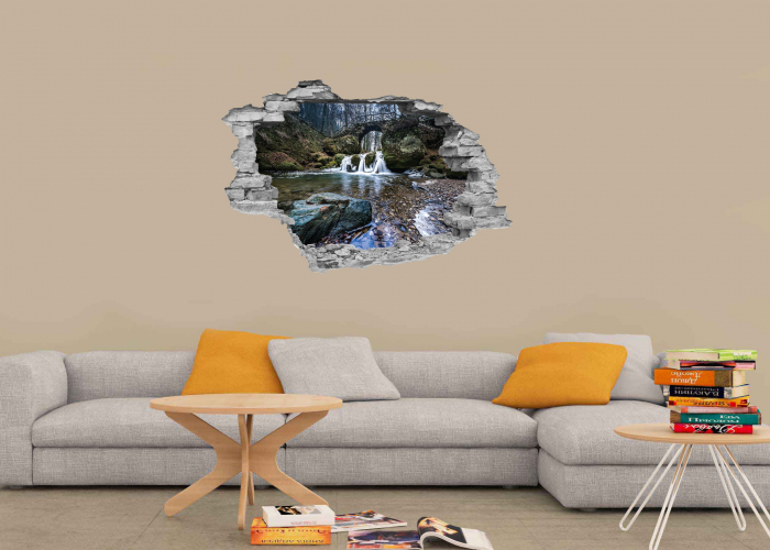 Sticker cu efect 3D - Cascada [2]