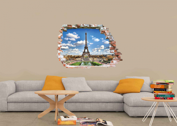 Sticker cu efect 3D - Turnul Eiffel [2]