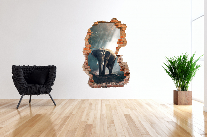 Sticker cu efect 3D - Elefant [2]